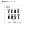 YIKONG YK4101 RC Truck Parts Button Head Screws (M3*12) 13088