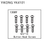YIKONG YK4101 RC Truck Parts Button Head Screws (M3*14) 13089