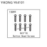 YIKONG YK4101 RC Truck Parts Button Head Screws (M3*18) 13091