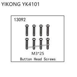 YIKONG YK4101 RC Truck Parts Button Head Screws (M3*25) 13092