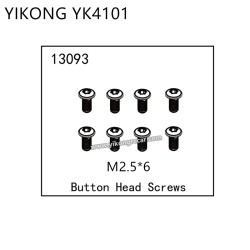 YIKONG YK4101 RC Truck Parts Button Head Screws (M2.5*6) 13093