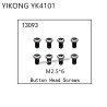 YIKONG YK4101 RC Truck Parts Button Head Screws (M2.5*6) 13093