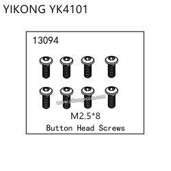 YIKONG YK4101 RC Truck Parts Button Head Screws (M2.5*8) 13094
