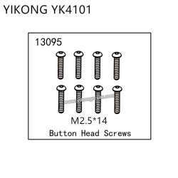 YIKONG YK4101 RC Truck Parts Button Head Screws (M2.5*14) 13095