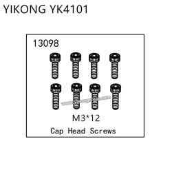 YIKONG YK4101 RC Truck Parts Cap Head Screws (M3*12) 13098