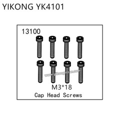 YIKONG YK4101 RC Truck Parts Cap Head Screws (M3*18) 13100
