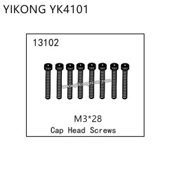 YIKONG YK4101 RC Truck Parts Cap Head Screws (M3*28) 13102