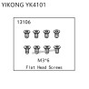 YIKONG YK4101 RC Car Parts Flat Head Screws (M3*6) 13106