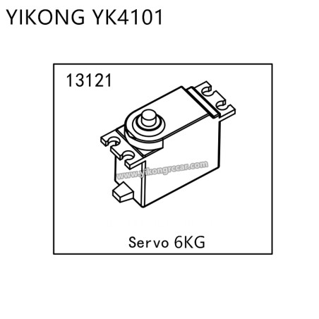 YIKONG YK4101 RC Car Parts Servo (6KG) 13121
