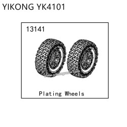 YIKONG YK4101 RC Car Parts Plating Wheels 13141