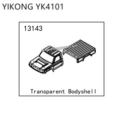 YIKONG YK4101 RC Car Parts Transparent Bodyshell (PVC) 13143