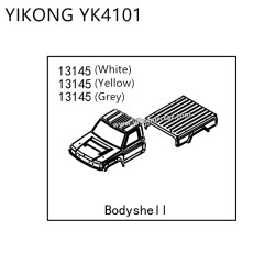 YIKONG YK4101 RC Car Parts Body shell (PVC) 13145
