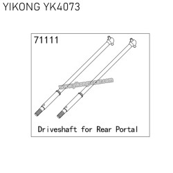 71111 YIKONG YK4073 RC Car Parts Drive shaft for Rear Portal