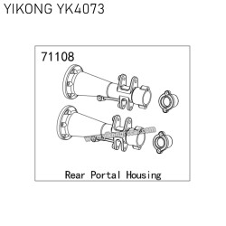 YIKONG TB7 YK4073 PRO RC Car Parts