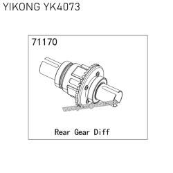 71170 YIKONG YK4073 RC Car Parts Rear Gear Differential