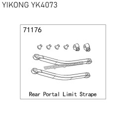 71176 YIKONG YK4073 RC Car Parts Rear Portal Limit Strape