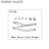 71176 YIKONG YK4073 RC Car Parts Rear Portal Limit Strape