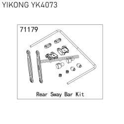 71179 YIKONG YK4073 RC Car Parts Rear Sway Bar Kit