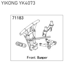 71183 YIKONG YK4073 RC Car Parts Front Bumper