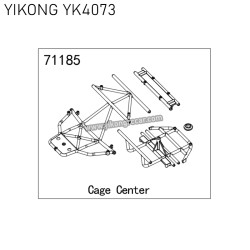 71185 YIKONG YK4073 RC Car Parts Cage Center