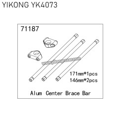 71187 YIKONG YK4073 RC Car Parts Alum Center Brace Bar