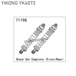 71198 YIKONG YK4073 RC Car Parts Shock Set Complete (Front/Rear)