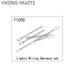 71200 YIKONG YK4073 RC Car Parts Lights Wiring Harness set