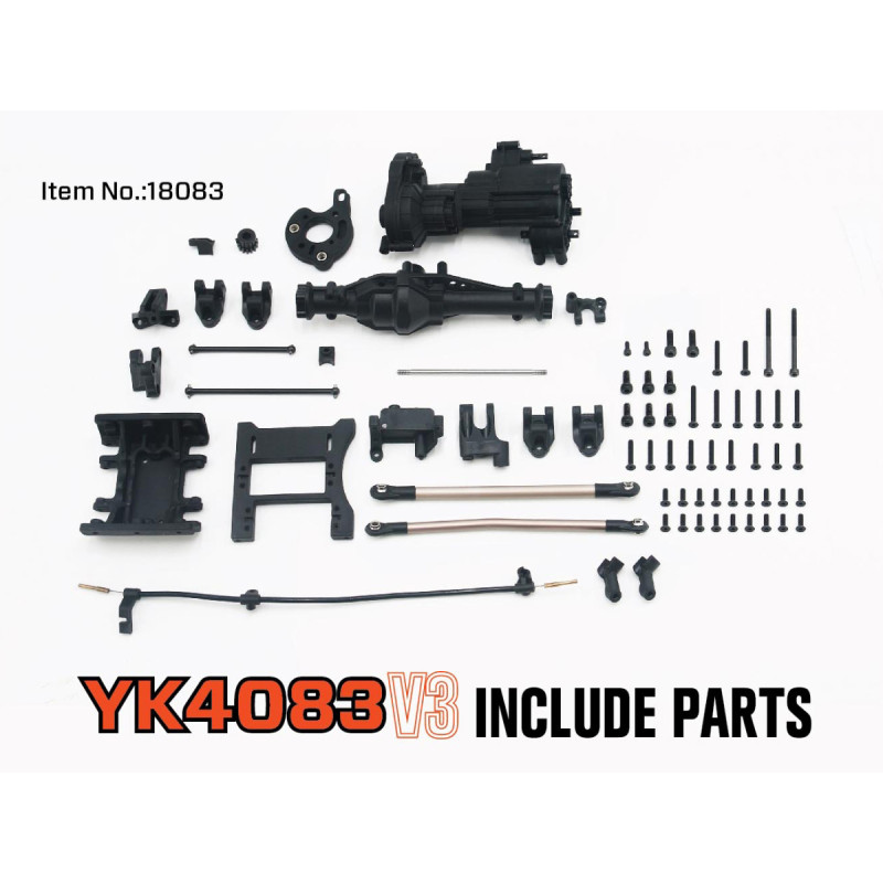 YIKONG YK4083V3 RC Crawler Gear Box Set YIKONG YK4083V3 RC Crawler Gear Box Set