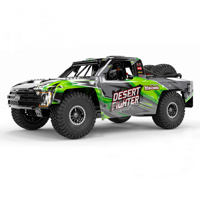 YIKONG YK4072 DF7 1/7 Short-course Truck Green YIKONG YK4072 DF7 1/7 Short-course Truck Green