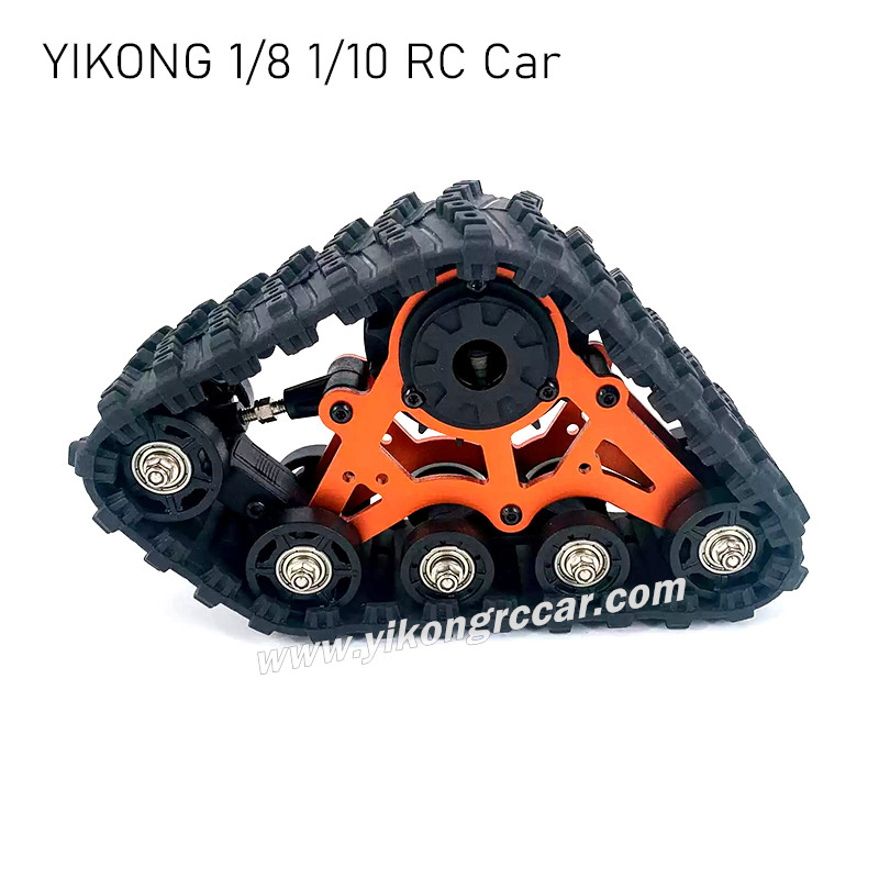YIKONG 1/8 & 1/10 Series RC Car Parts All-terrain Tracked Kit (4 pcs) 13001T orange YIKONG 1/8 & 1/10 Series RC Car Parts All-terrain Tracked Kit (4 pcs) 13001T orange