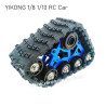 YIKONG 1/8 & 1/10 Series RC Car Parts All-terrain Tracked Kit (4 pcs) 13001T blue