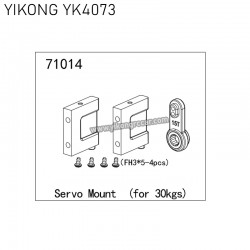 71014 YIKONG YK4073 RC Car Parts Servo Mount for 30kg (15T)