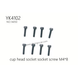 YIKONG YK4102 Pro Parts Cup head socket socket screw M4*8 14050