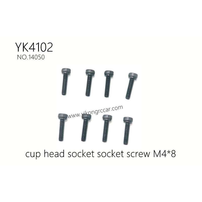 YIKONG YK4102 Pro Parts Cup head socket socket screw M4*8 14050 YIKONG YK4102 Pro Parts Cup head socket socket screw M4*8 14050