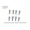 YIKONG YK4102 Pro Parts Cup head socket socket screw M4*8 14050