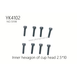 YIKONG YK4102 Pro Parts Inner hexagon of cup head 2.5*10 13198