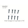 YIKONG YK4102 Pro Parts Inner hexagon of cup head 2.5*10 13198