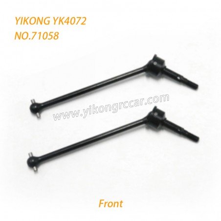 YIKONG DF7 YK4072 V3 Parts Front Universal Shaft 71058