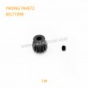 YIKONG DF7 YK4072 Pro Parts Motor Gear 14T 71098