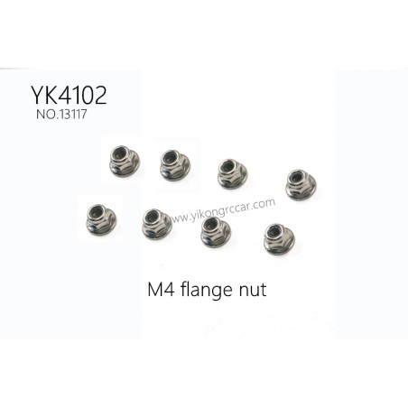 YIKONG YK4102 Pro Parts M4 flange nut 13117