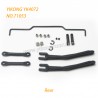 YIKONG DF7 YK4072 Pro Parts Rear Anti-roll Bar Assembly 71053