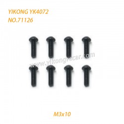 YIKONG DF7 YK4072 Pro Parts Pan Head Socket Cap Screw M3*10 71126