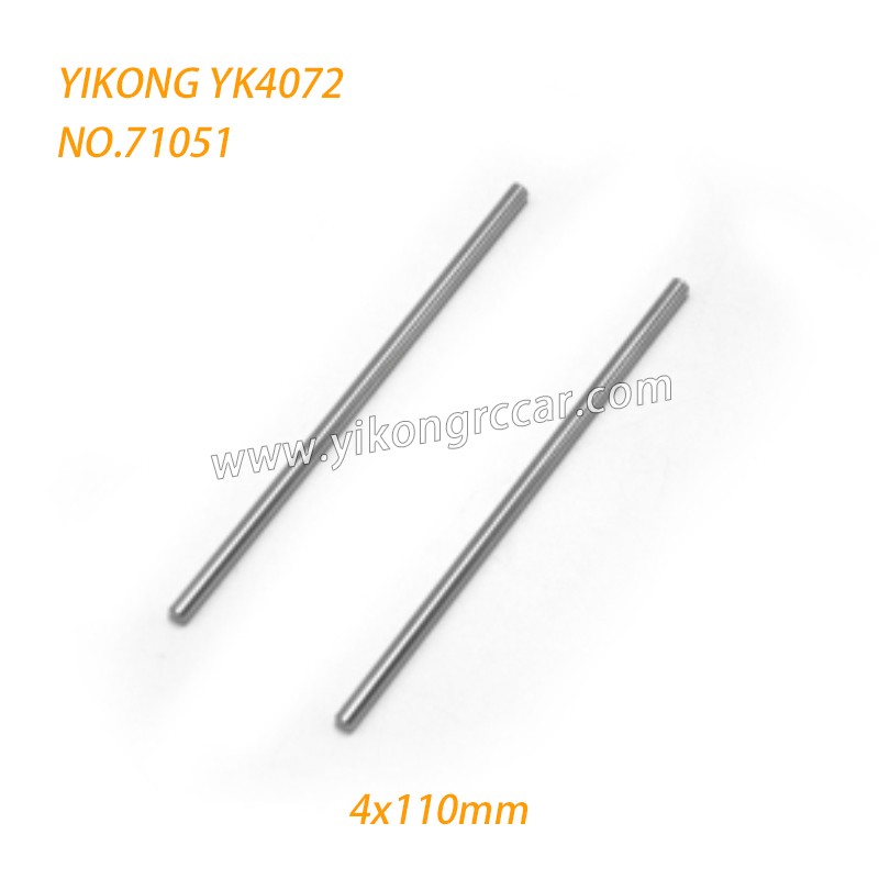 YIKONG YK4072 Desert RC Truck Parts Pin 4x110mm 71051 YIKONG YK4072 Desert RC Truck Parts Pin 4x110mm 71051