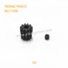YIKONG YK4072 Desert RC Truck Parts Pinion Gear 12T 71096