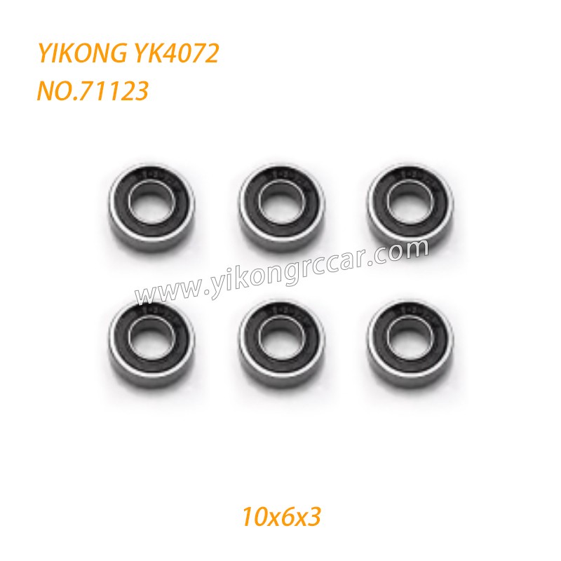 YIKONG YK4072 DF7 RC Short Truck Parts Ball Bearings 10x6x3mm 71123 YIKONG YK4072 DF7 RC Short Truck Parts Ball Bearings 10x6x3mm 71123