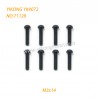 YIKONG YK4072 DF7 RC Short Truck Parts Button Head Screw (M3x14) 71128