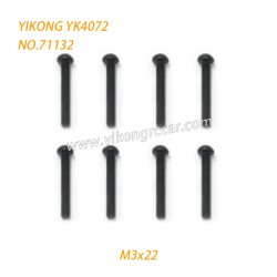 YIKONG YK4072 DF7 RC Short Truck Parts Button Head Screw (M3x22) 71132