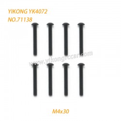 YIKONG YK4072 DF7 RC Short Truck Parts Button Head Screw (M4x30) 71138