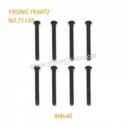 YIKONG YK4072 DF7 RC Short Truck Parts Button Head Screw (M4x40) 71139