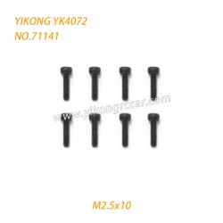 YIKONG YK4072 DF7 RC Short Truck Parts Cap Head Screw (M2.5x10) 71141